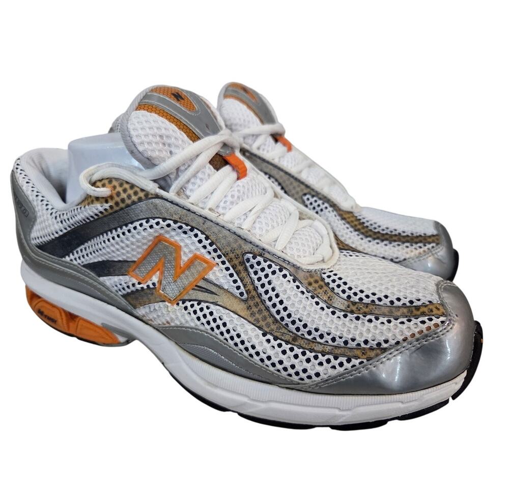 New Balance S60 MR660Wo Sz 9 Tennis Shoes White Orange